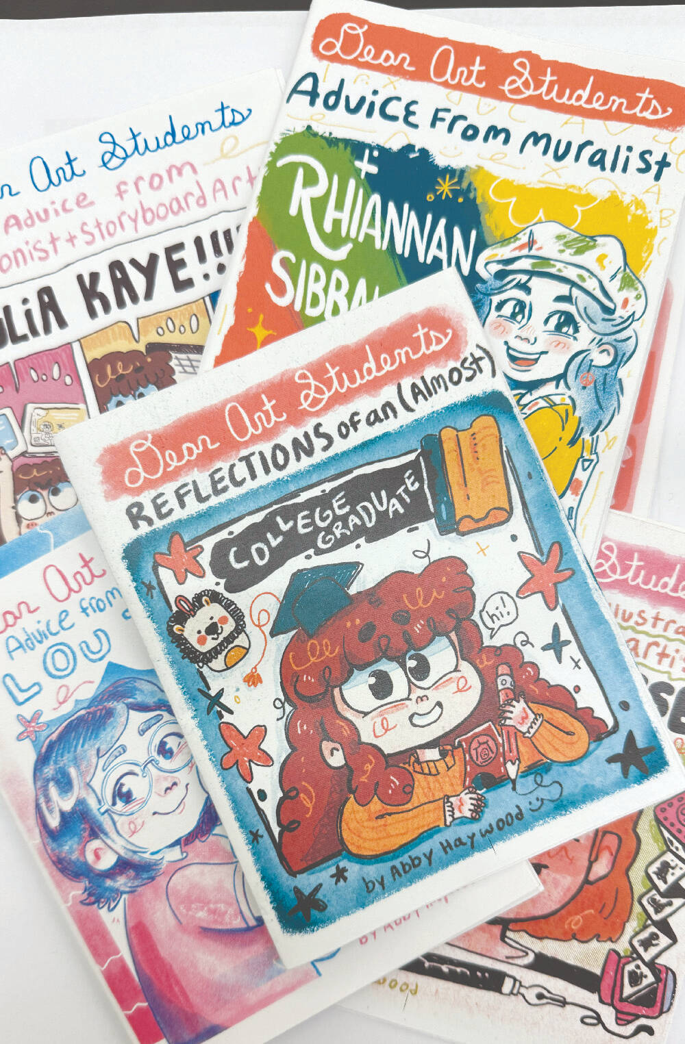Zines created by Abby Haywood